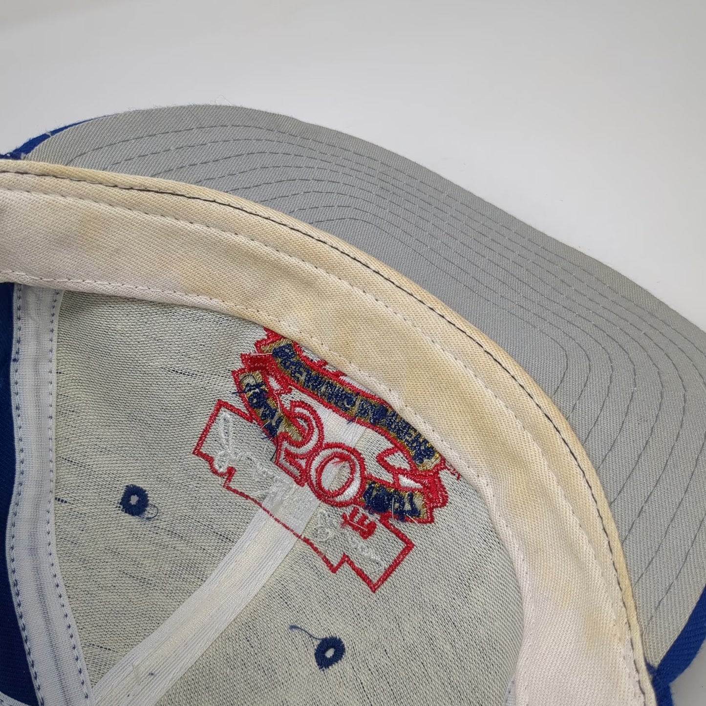 New Era Snapback Blue L Jackie Robinson 50th Anniversary Breaking Barriers Hat