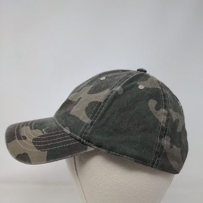 Unbranded Strapback Hat Fatigue Camouflage OSFM Adjustable Vented Holes