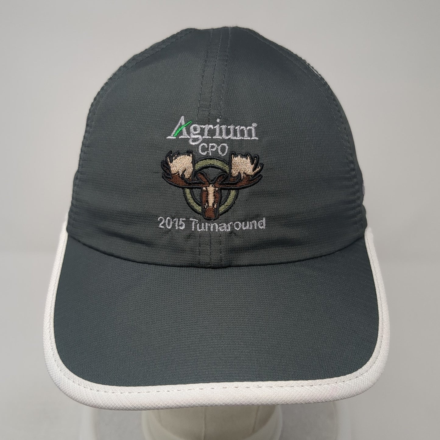 Agrium Cpo 2015 Turnaround Strapback Hat Gray One Size Solid Sportsman