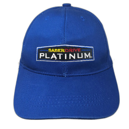 Port & Company Baseball Cap Blue One Size SaberDrive Platinum Fastener Strap Hat