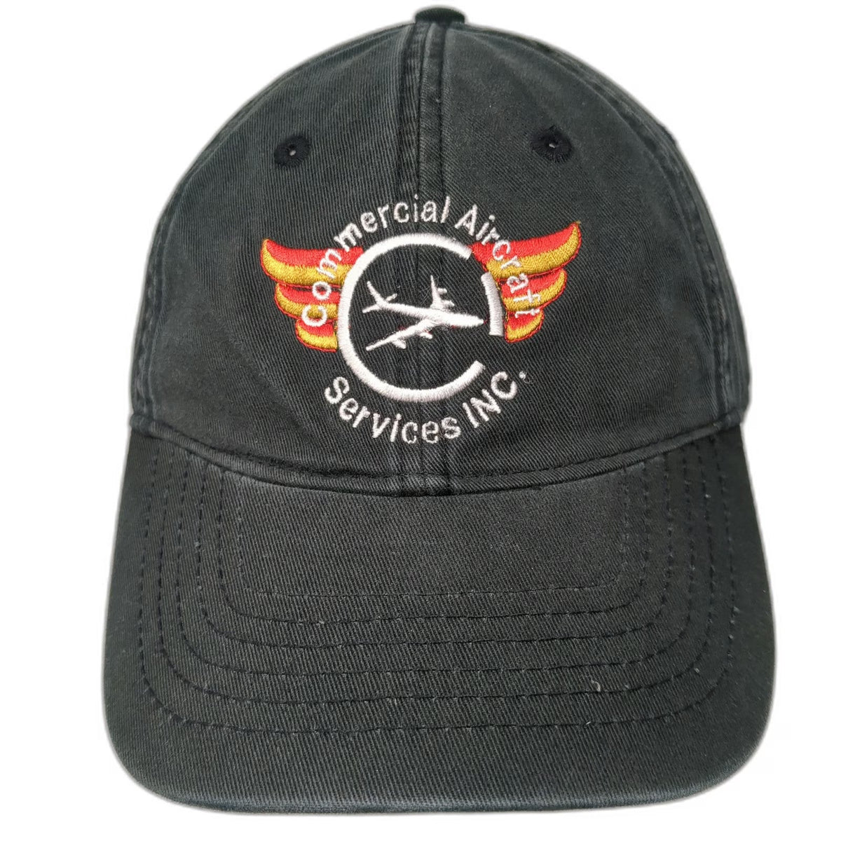 Drift Creek Outdoors Baseball Cap Black OSFM Commercial Aircraft Services hat