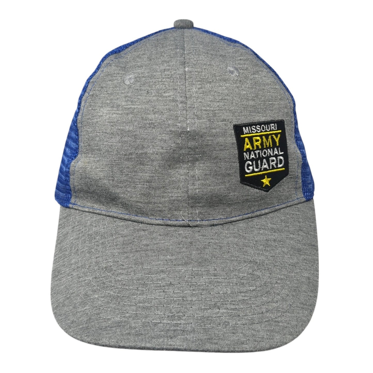 Missouri Army National Guard Snapback Trucker Hat Multi One Size Mesh Back