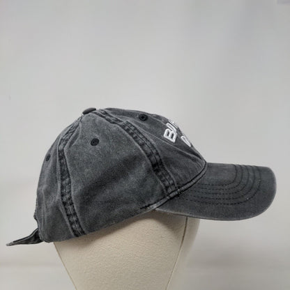 Bad Hair Day Slideback Hat Black OSFM Adjustable Embroidered Vented Holes