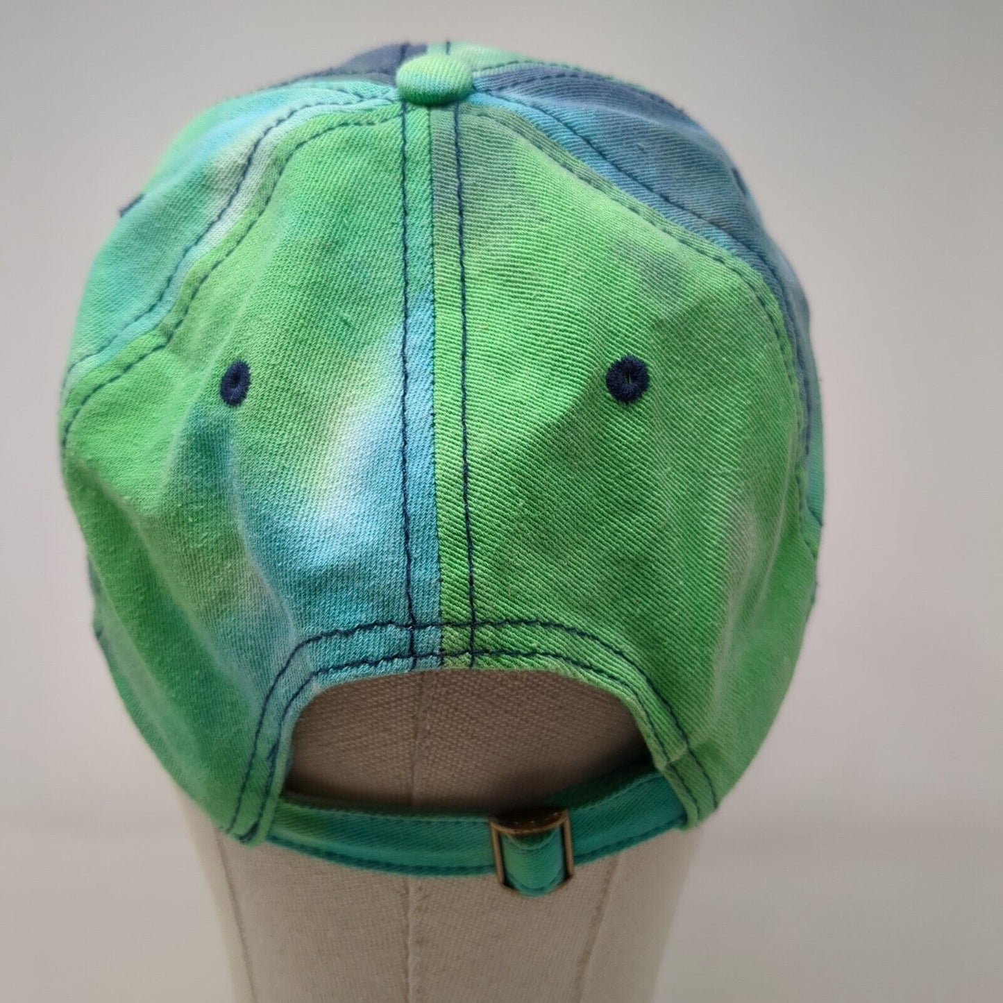 Idaho Slideback Hat Multi One Size Tie Dye Leather Patch Sportsman