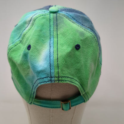 Idaho Slideback Hat Multi One Size Tie Dye Leather Patch Sportsman