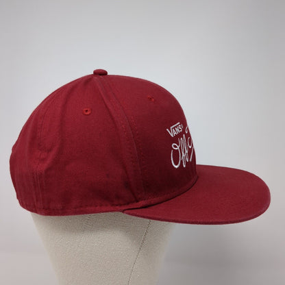 Vans Off The Wall Since 1968 Snapback Hat Red One Size Adjustable Embroidered