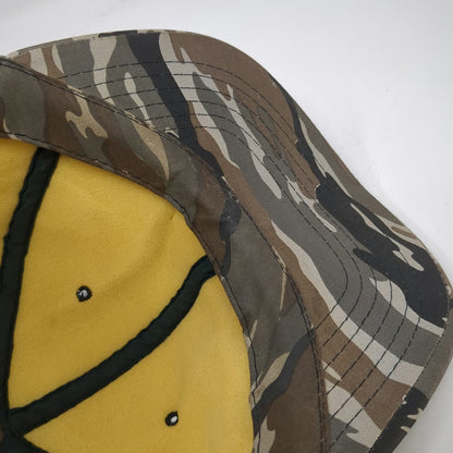 AJ Headwear Snapback Green Tiger Stripe Camo Hat One Size Structured 6 Panel