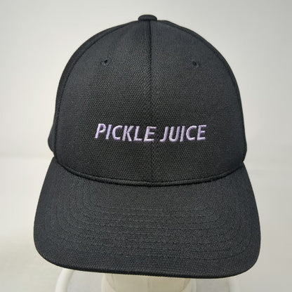 Flexfit Pickle Juice Baseball Cap Black Purple XL Stretch Hat Yupoong Polyester
