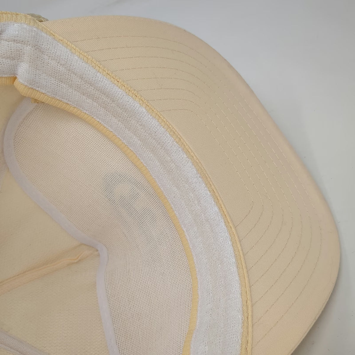 Nissin 5 Panel Beige One Size TCT Trans Continental Transport Rope Hat Slideback