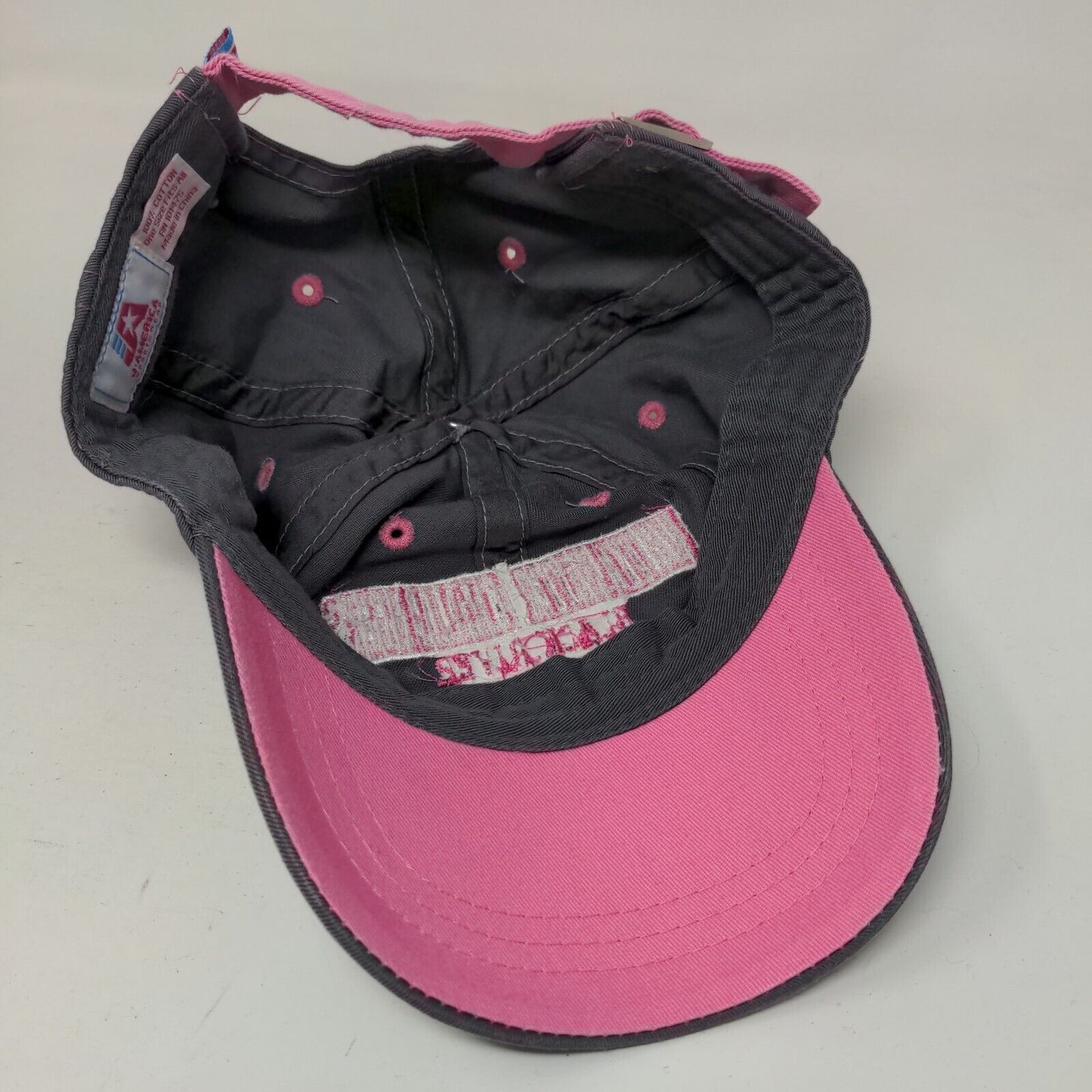 Whitewater Challengers Black River Est. 1994 Slideback Hat Gray OSFA Embroidered