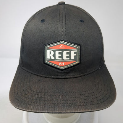 Reef Snapback Gray One Size Hat Cotton Patch 84 Structured Logo Surf Beach Life