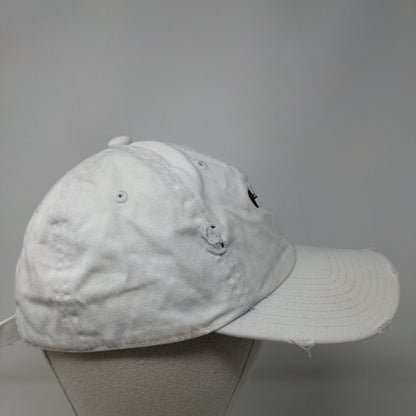 Uzi Flower Svart Slideback Hat White One Size Embroidered Field Grade
