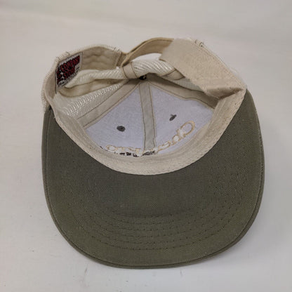 Chem Pro Services Strapback Trucker Hat Tan One Size Colorblock