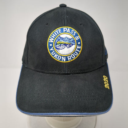 White Pass & Yukon Route 2020 Strapback Hat Black One Size Skagway Alaska