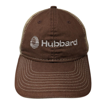 Hubbard Snapback Mesh Back Trucker Hat Brown One Size Outdoor Cap