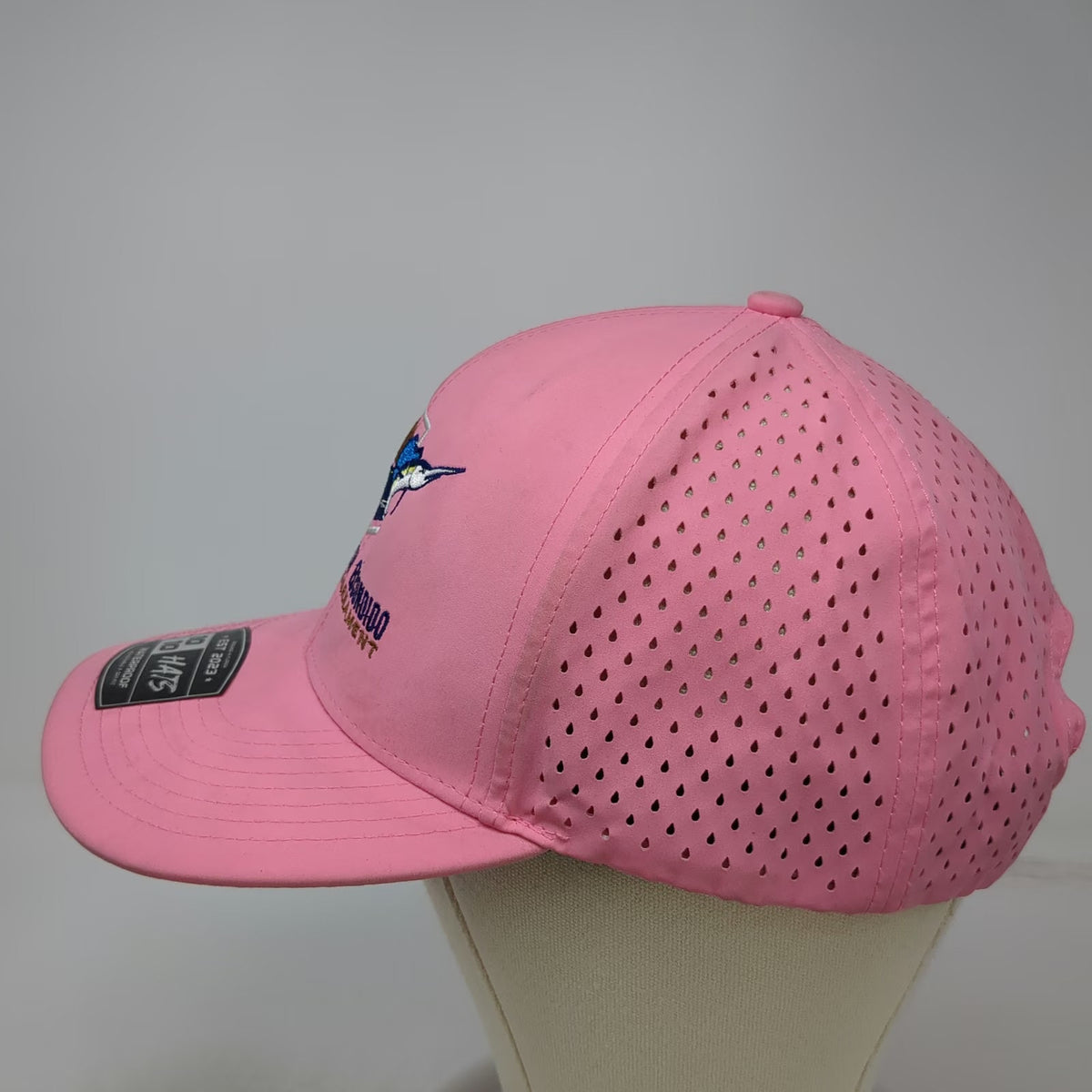 10/10 Hats Trucker Hat Pink One Size Waterproof Fishing Tournament Snapback