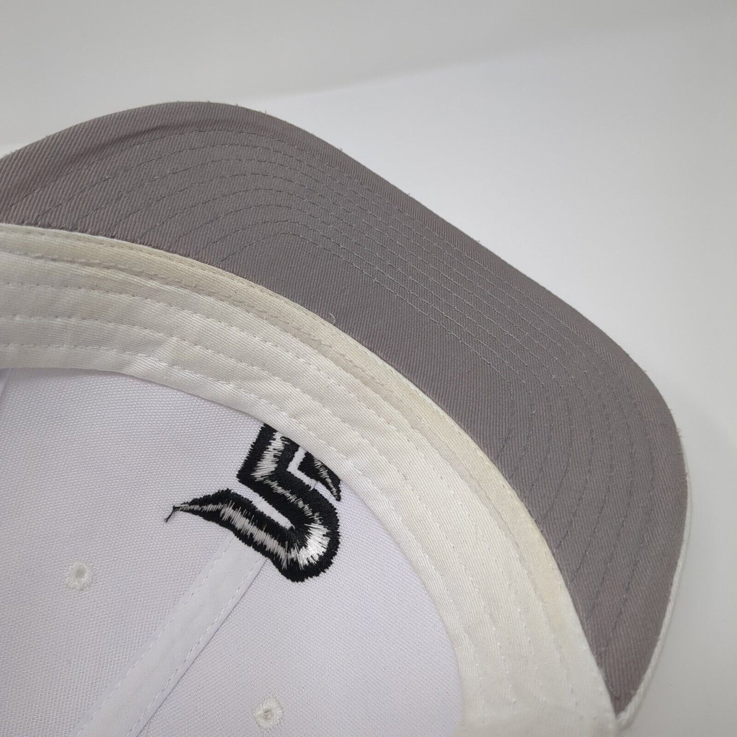 Parform Snapback Mesh Back Trucker Hat White OSFM Embroidered Otto