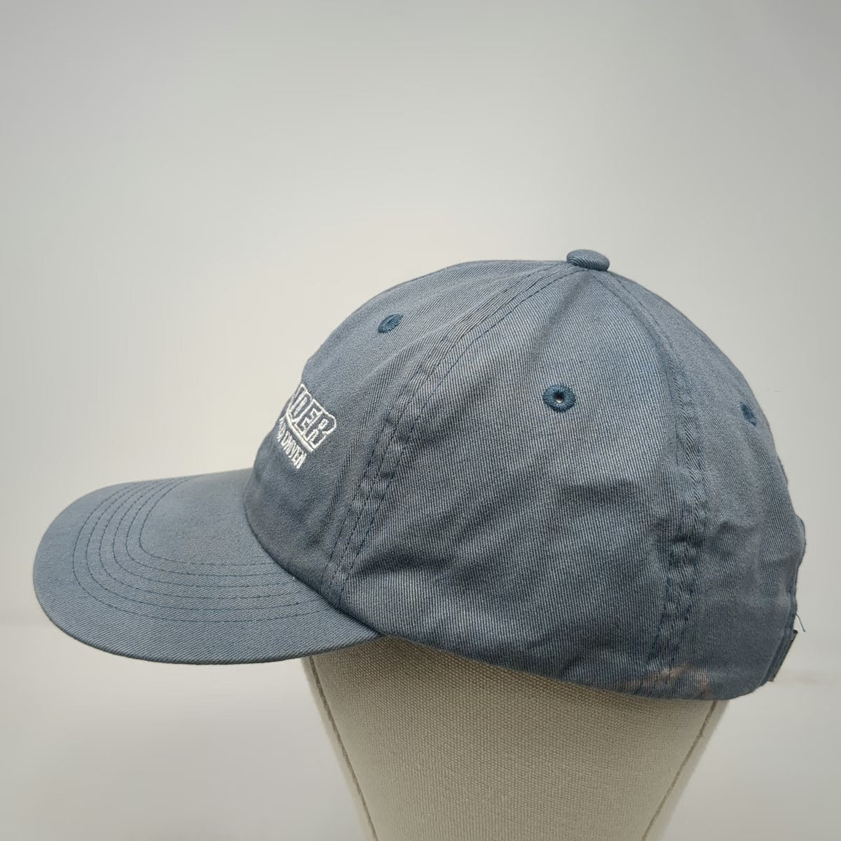 Imperial Pathfinder Angler Driven Blue One Size Baseball Cap Hat Embroidered