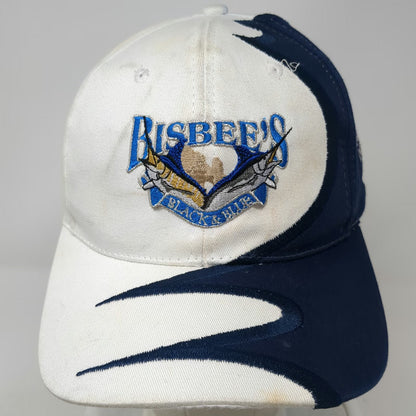 Nissin Baseball Cap White Blue One Size 2005 25th Anniversary Cabo Marlin Hat