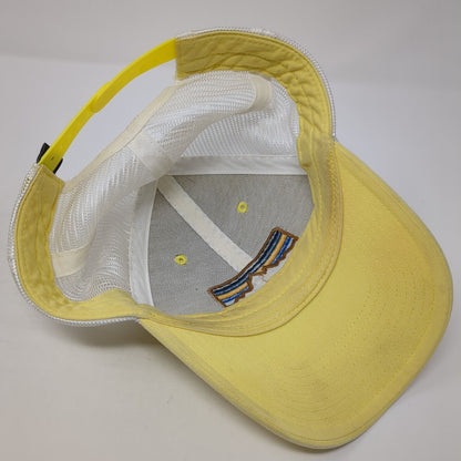 Patagonia Mountain Snapback Trucker Hat Yellow One Size Mesh Back