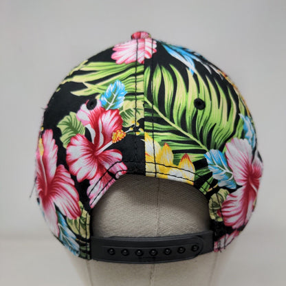 Liquid Therapy Snapback Hat Multicolor OSFM Adjustable Floral Print Otto