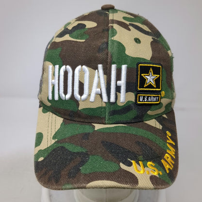 Kys Design U.S. Army HOOAH Camo Green Baseball Cap One Size Hat Licensed
