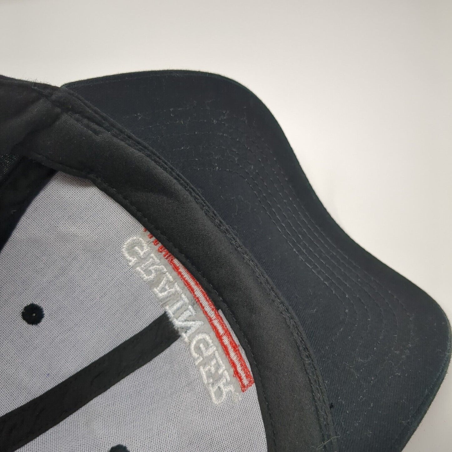 Grainger Strapback Hat Black One Size Adjustable Embroidered 6 Panel Halo