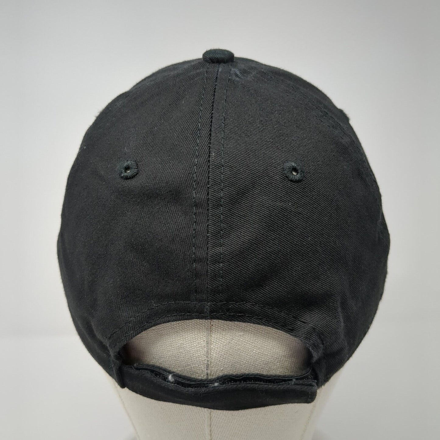 Hot Shots Inc. Strapback Hat Black OS Adjustable Embroidered 9Forty New Era