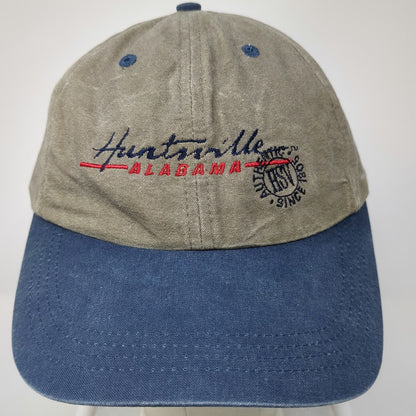 Sportcap Baseball Cap Gray Blue One Size Huntsville Alabama HSV Embroidered Hat
