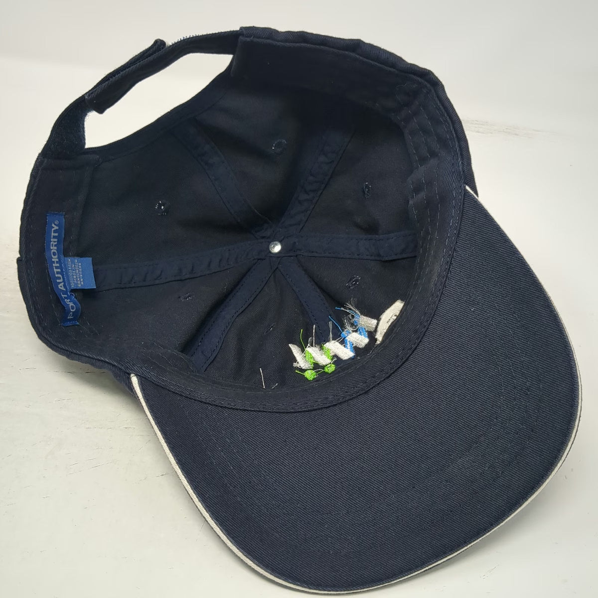 Port Authority Baseball Cap Blue One Size Meals on Wheels Metro Boise Hat