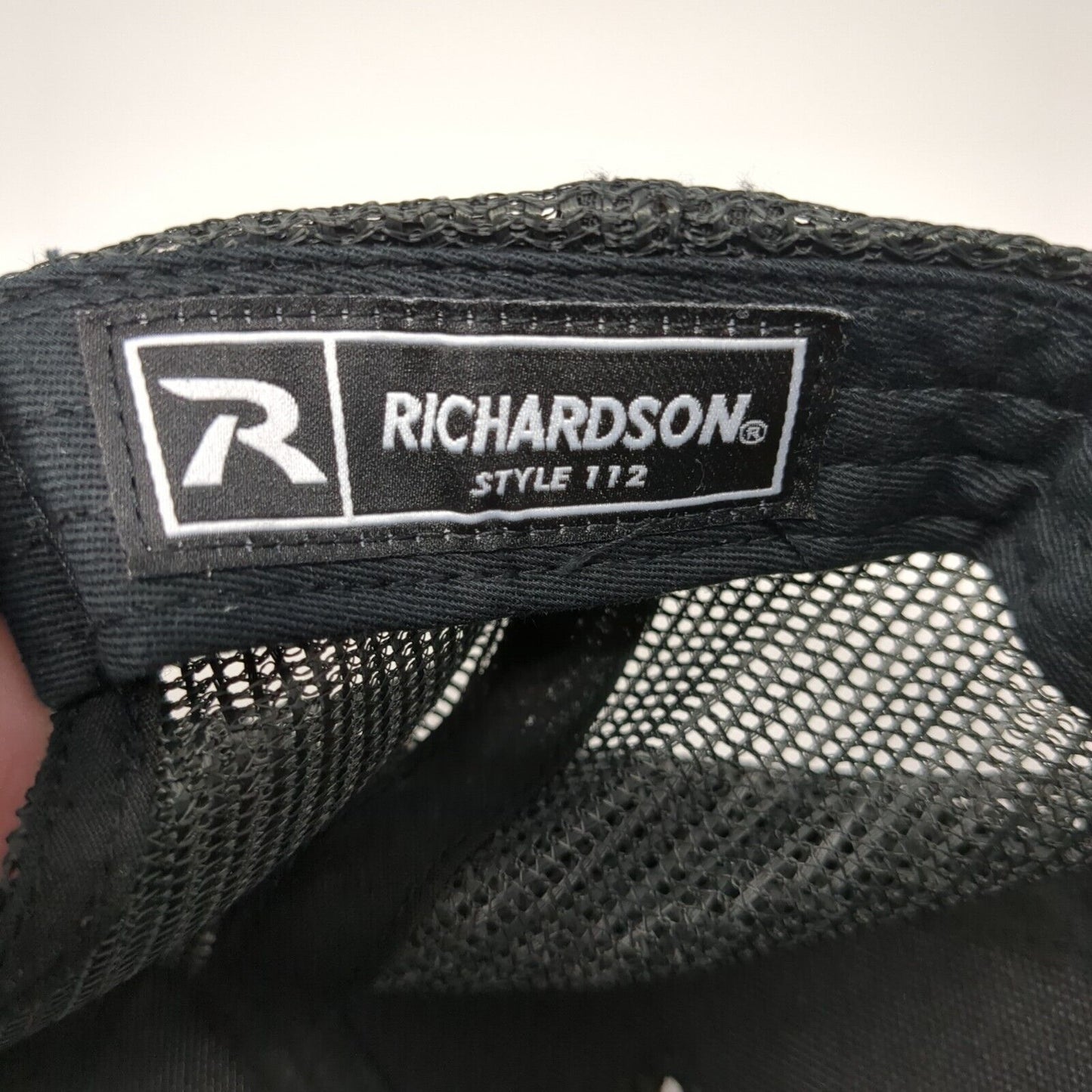 D.E.A. MMXVII Snapback Trucker Hat Black One Size Mesh Back Richardson