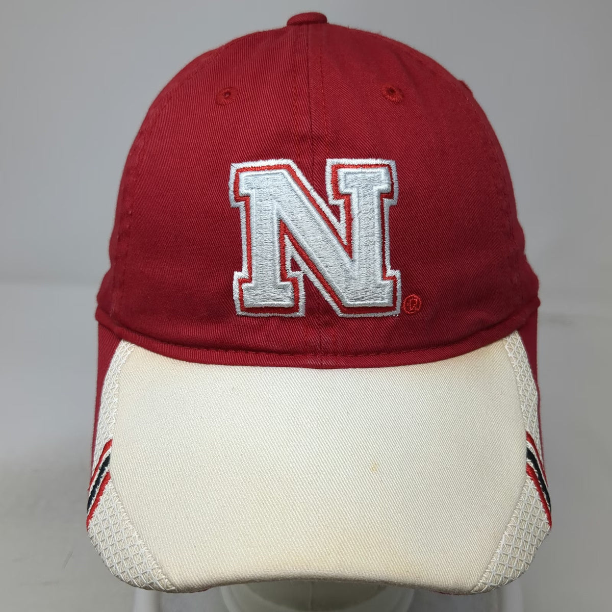 Adidas Nebraska Huskers NCAA Cap Red One Size Hat Climalite Embroidered Logo