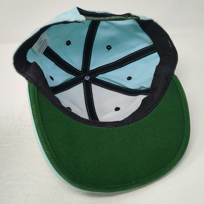 ABG Accessories Snapback Hat Blue One Size Bulbasaur Character Eyes Cotton