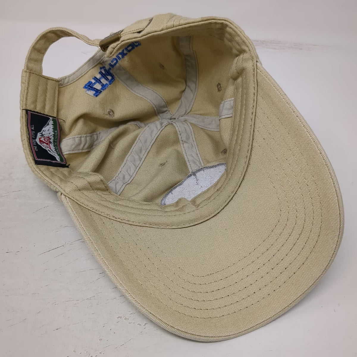 Dixon ZTR Zero Turn Mower Baseball Cap Beige One Size Slideback Hat Embroidered