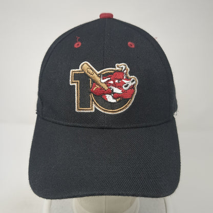 Sheet Metal Local Strapback Hat Black One Size Embroidered Adjustable