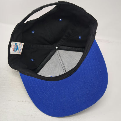Nissun Trucker Black Blue One Size Permatex Racing Snapback Checkered Flag Hat
