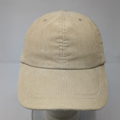 Lake of The Isles Slideback Hat Tan One Size Adjustable Corduroy Blank Cotton