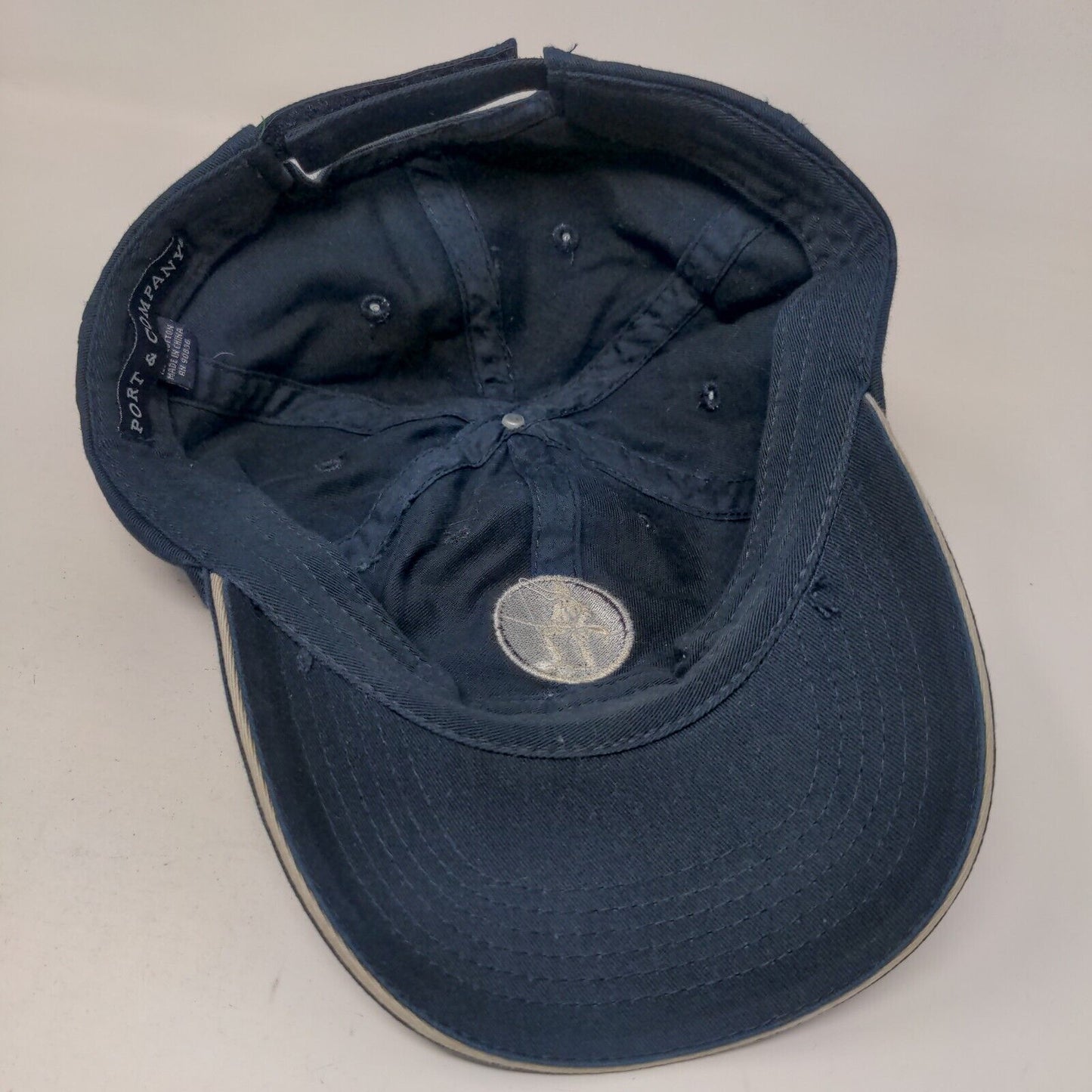 Sentry Insurance Strapback Hat Blue OS Adjustable Embroidered Port & Company