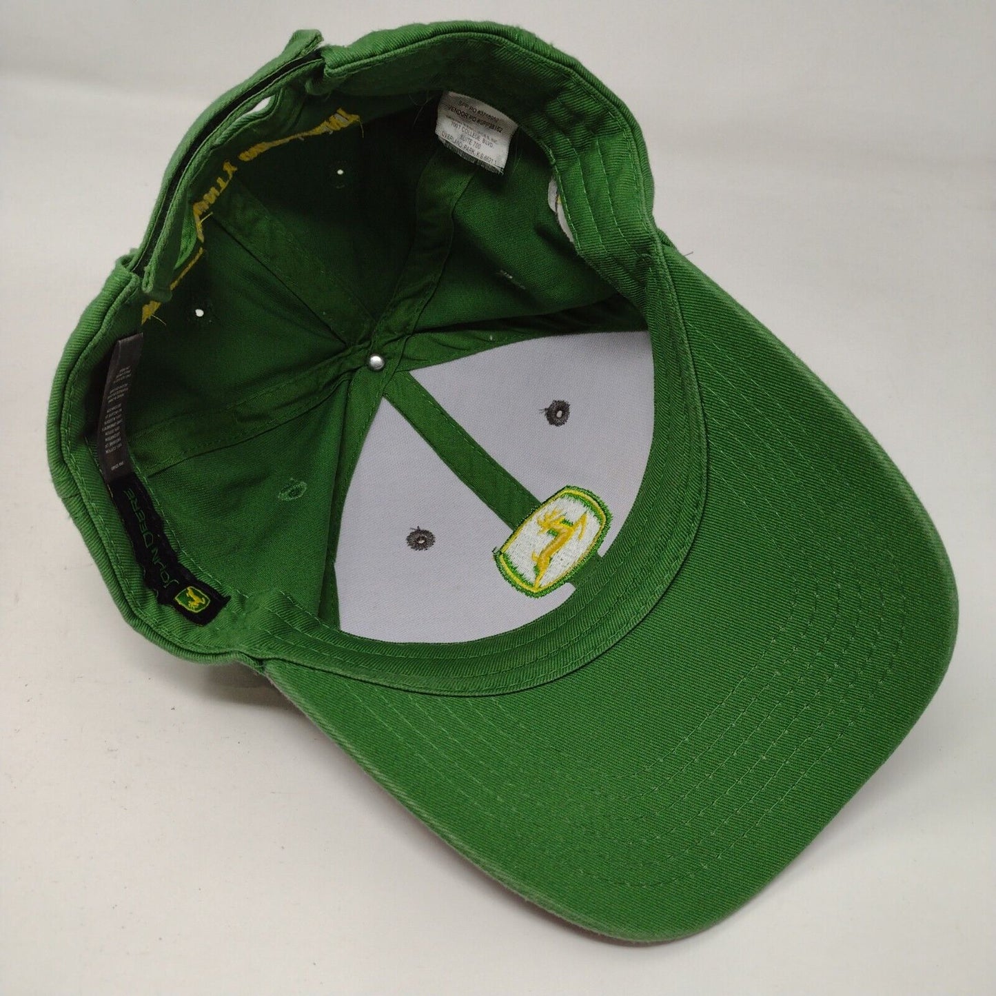 John Deere Strapback Hat Multi OSFA Bingham County Implement Colorblock