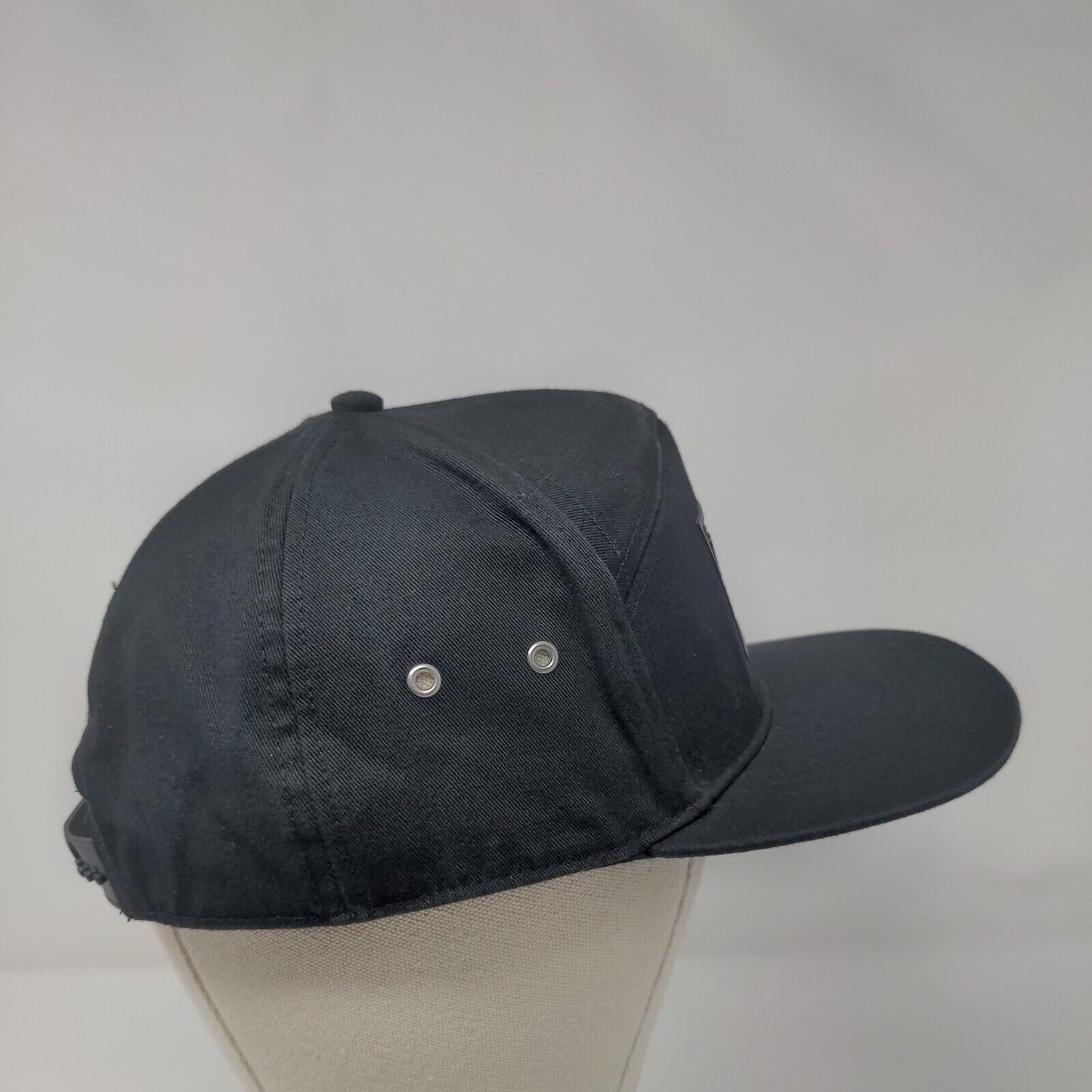 Make Bank Snapback Hat Black One Size Adjustable Clickbank Vent Holes
