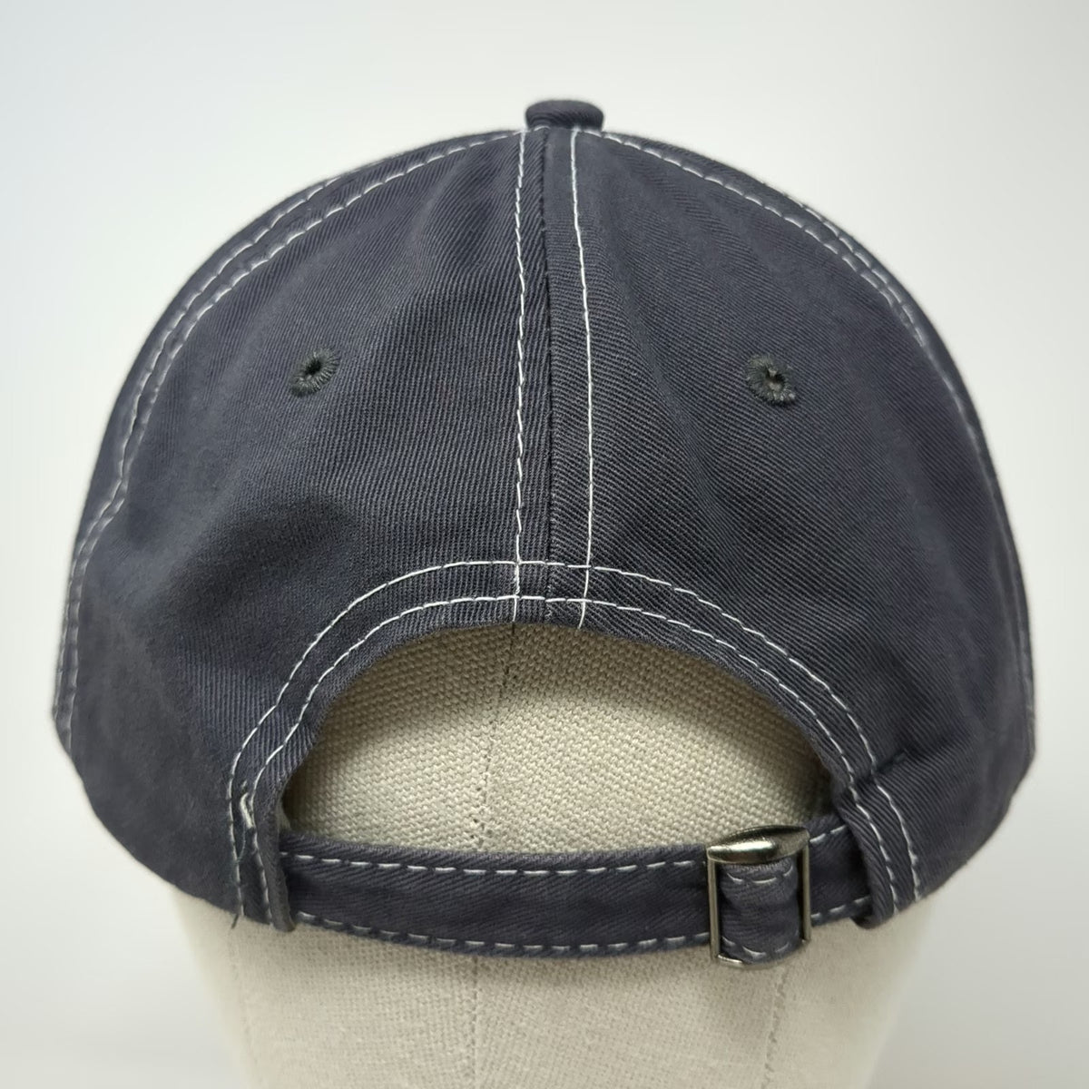 Jack Daniel's Baseball Cap Gray White One Size Old No 7 Contrast Stitch Hat