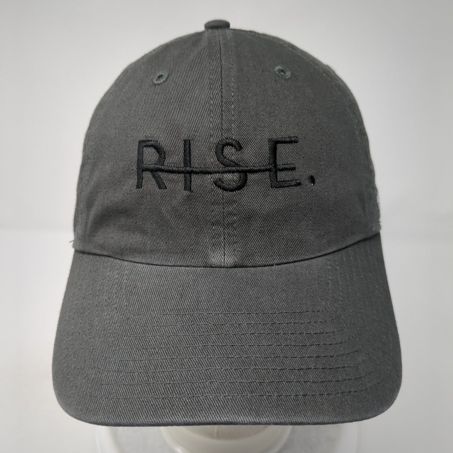 RISE Made For More Slideback Hat Gray One Size Adjustable Embroidered '47 Brand