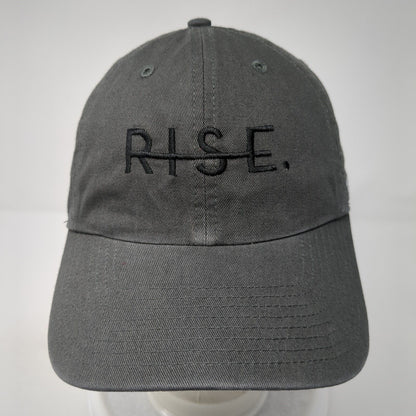 RISE Made For More Slideback Hat Gray One Size Adjustable Embroidered '47 Brand