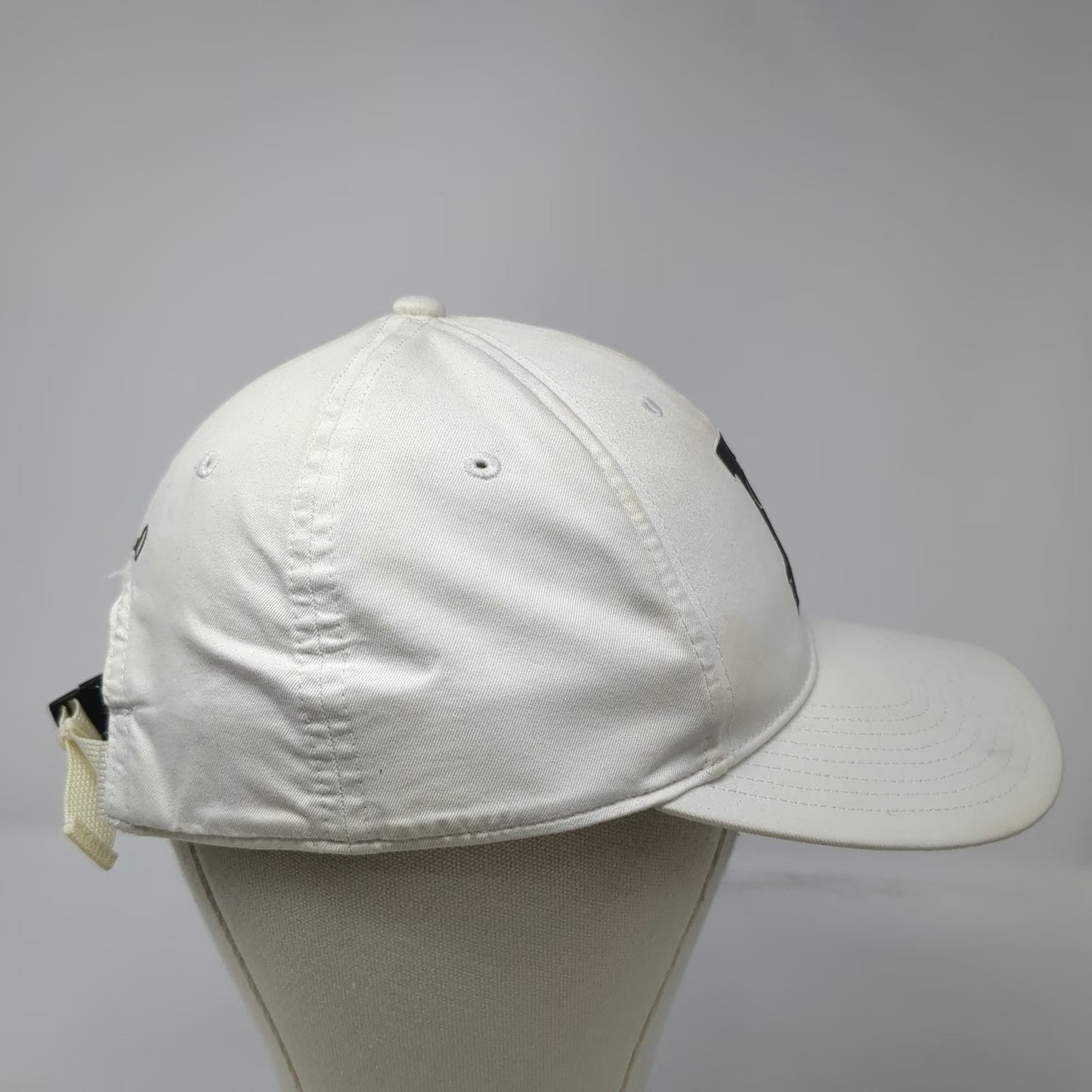 Polo Ralph Lauren Baseball Cap White One Size P-Wing Winged Foot Slideback Hat