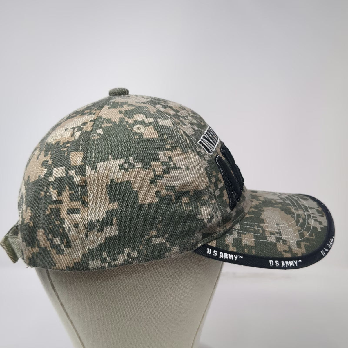 U.S. Army Baseball Cap Green Digital Camo Embroidered One Size Hat Licensed