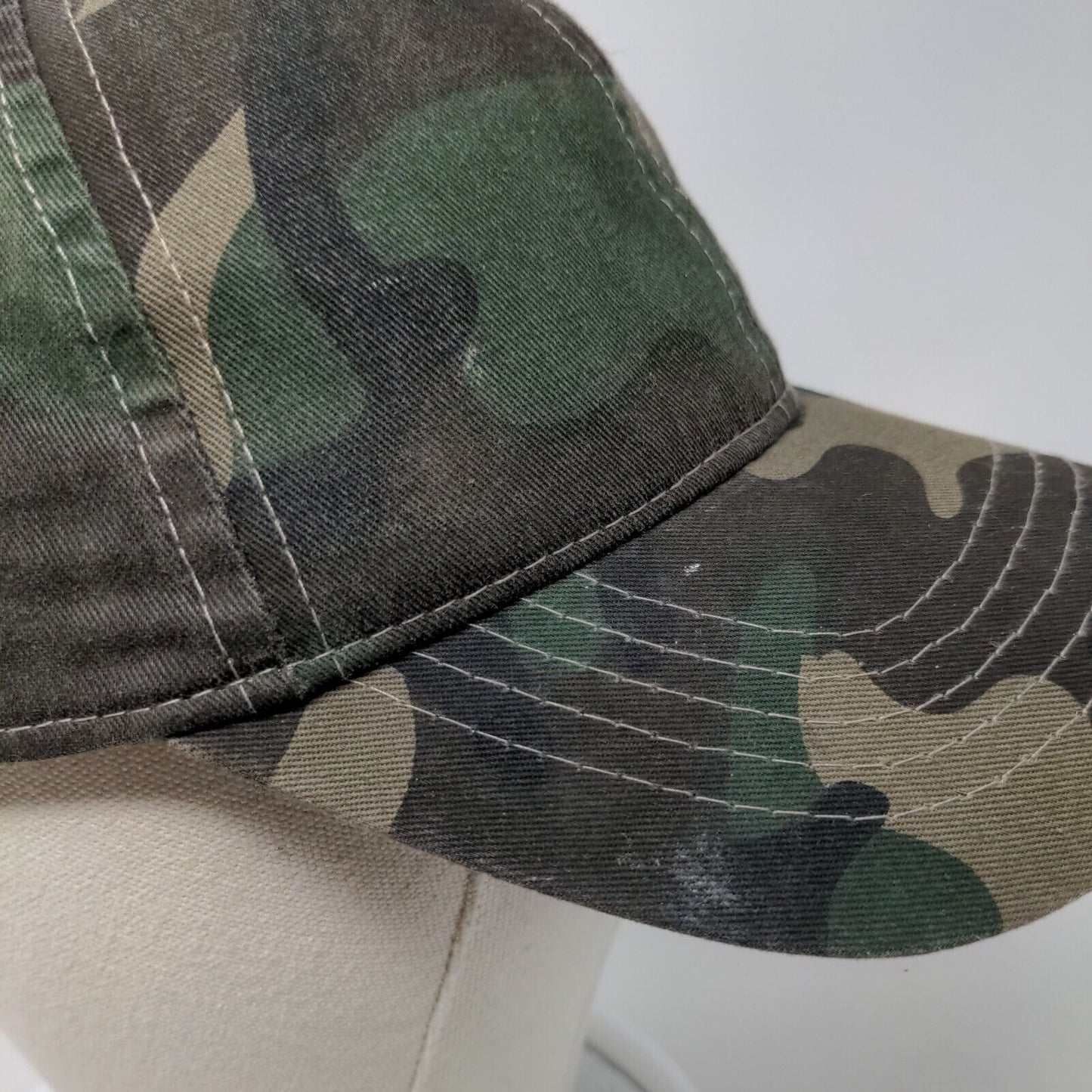 Unbranded Strapback Trucker Hat Camouflage One Size Adjustable 6 Panel Blank