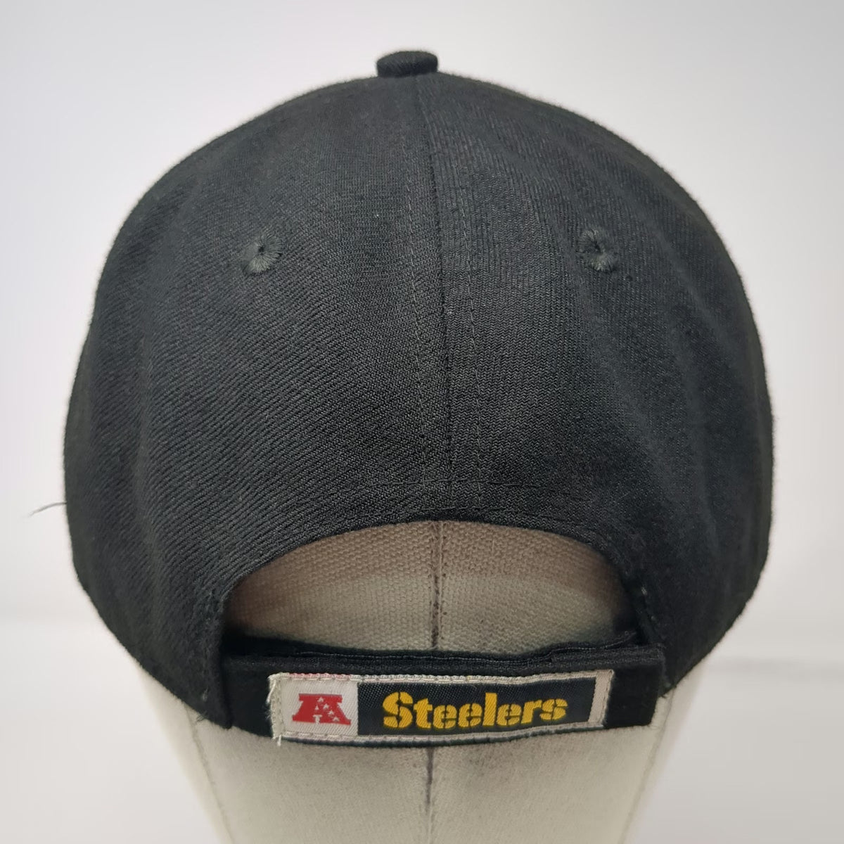 New Era Pittsburgh Steelers NFL Black Cap One Size OS Adjustable Curved Brim Hat