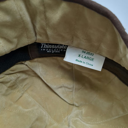 Cabela's Trapper Hat Brown XL Gore-Tex Thinsulate Camo Marsh Ear Flaps Hat
