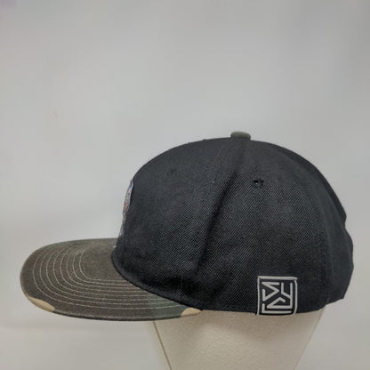 Sugar Skull Snapback Hat Multicolor One Size Adjustable Patch Logo 6 Panel
