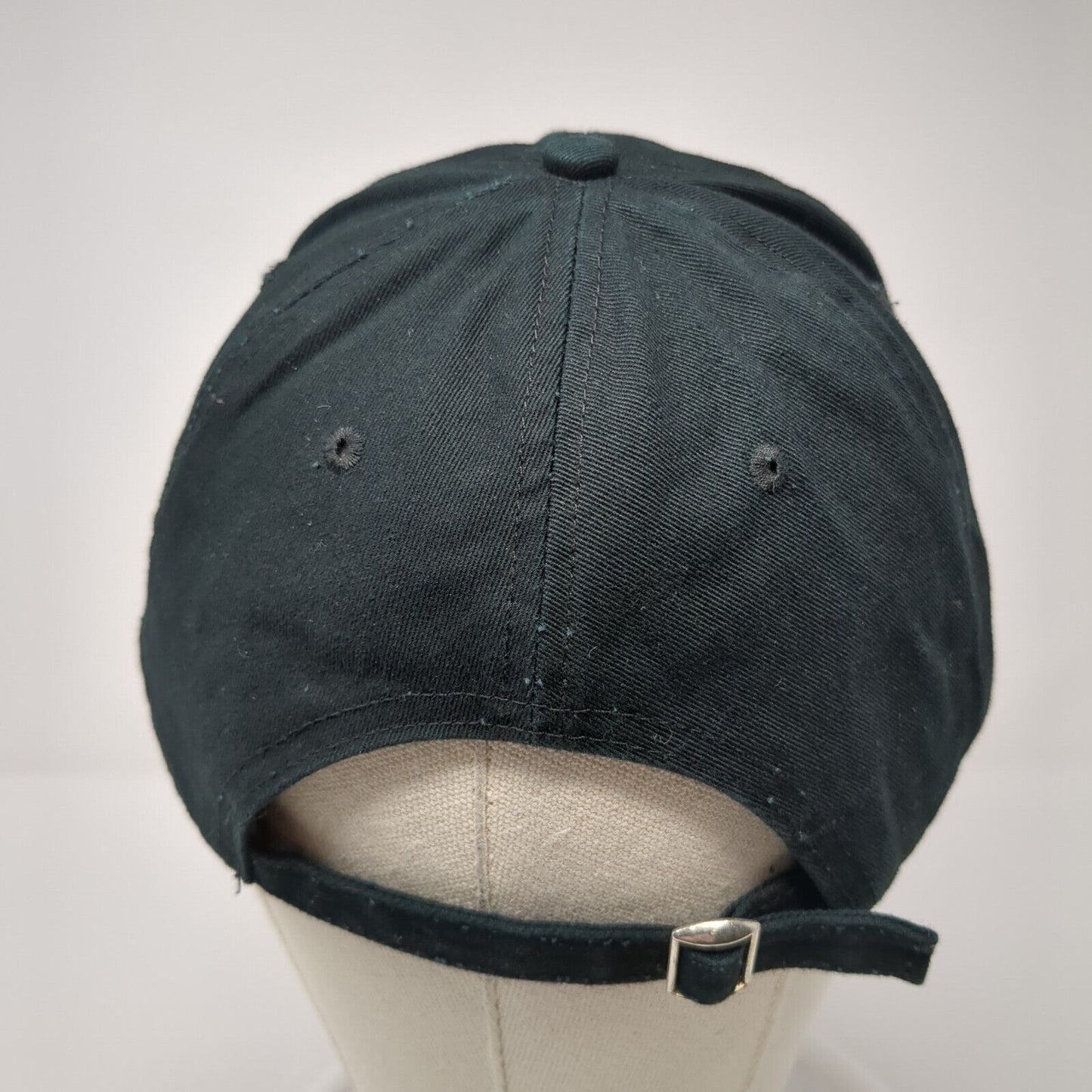 gopuff Slideback Baseball Cap Black One Size Adjustable Embroidered 6 Panel